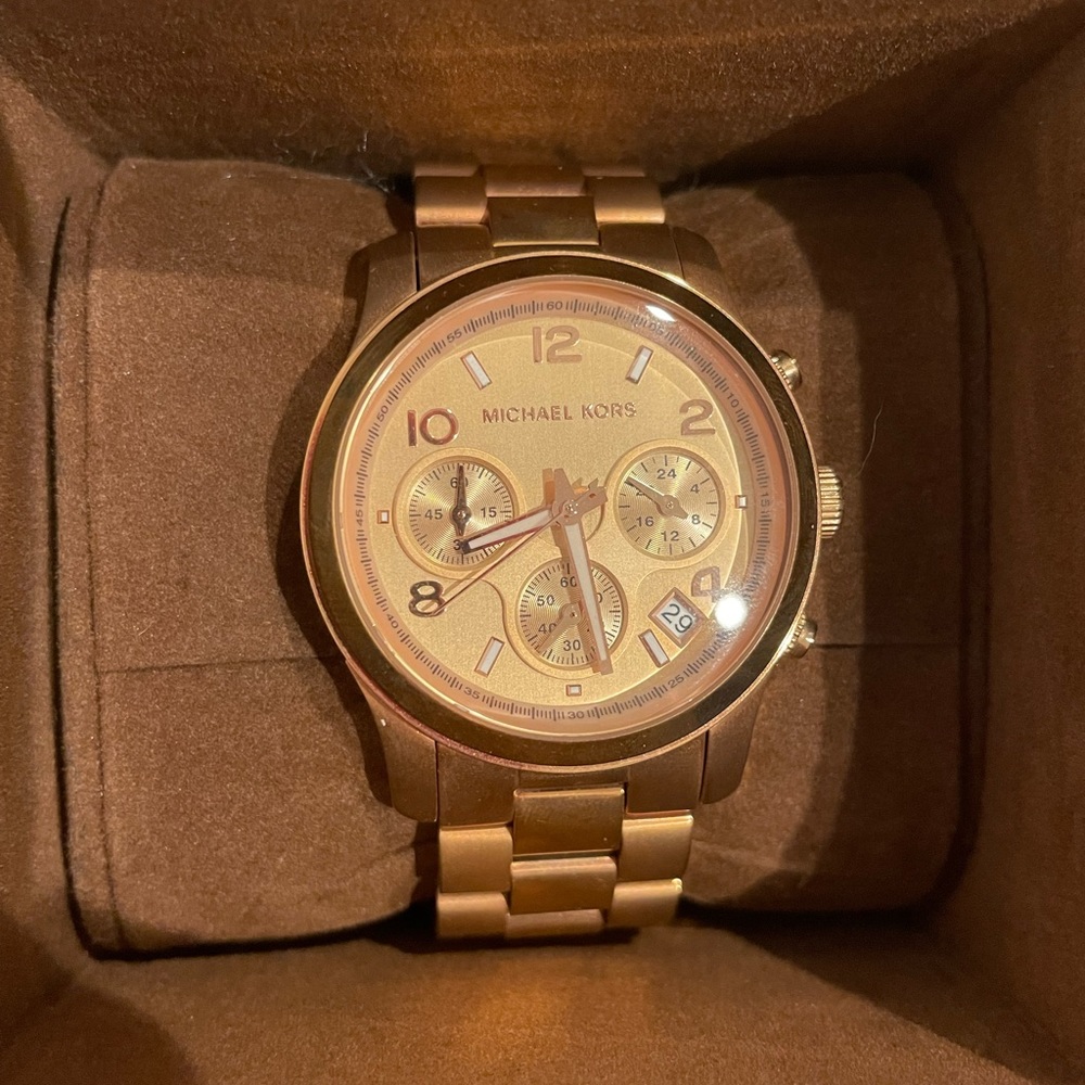 Michael Kors Rose gold watch